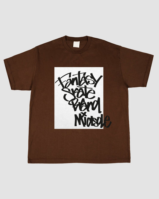 FANTASY T-SHIRT BROWN MID SOLE