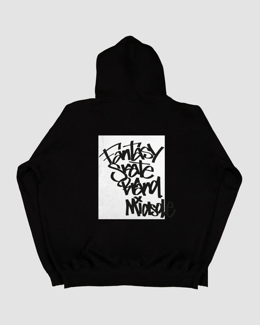 FANTASY HOODIE BLACK MID SOLE