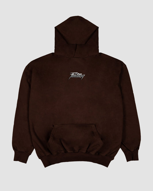 FANTASY HOODIE BROWN JACK LOGO