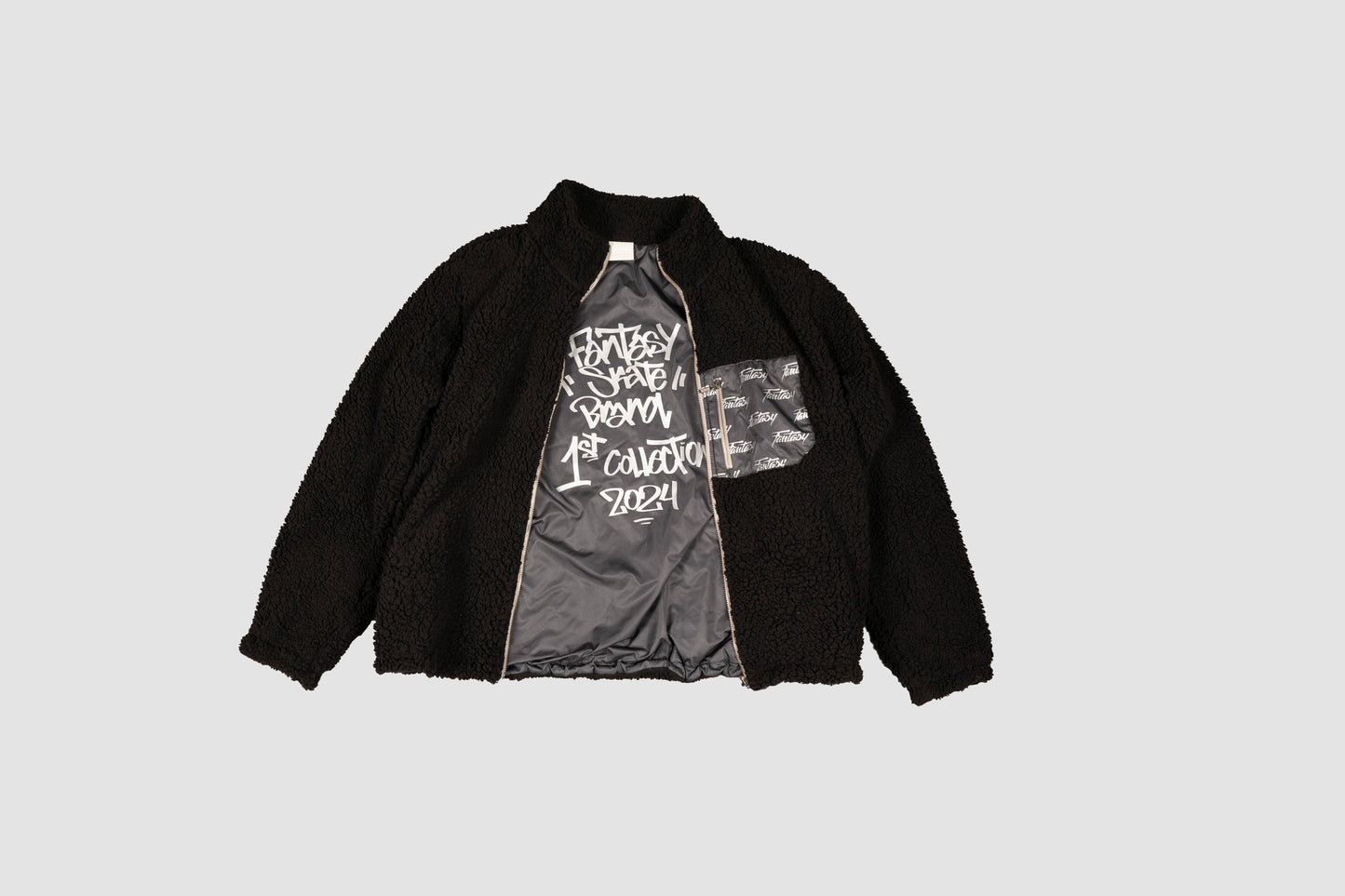 FANTASY JACKET SHERPA BLACK