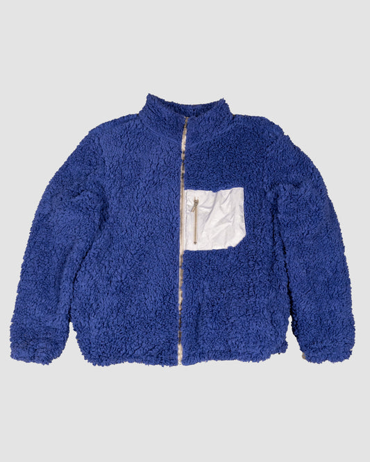 FANTASY JACKEY SHERPA PURPLE/BLUE