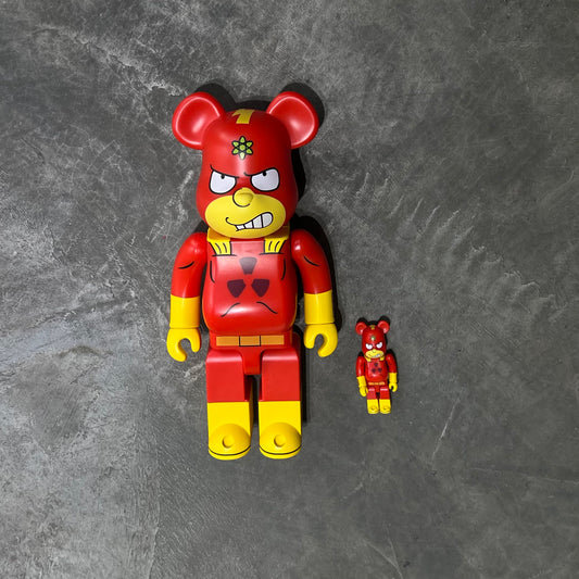 BEARBRICK 100% Y 400% RADIOACTIVE MAN