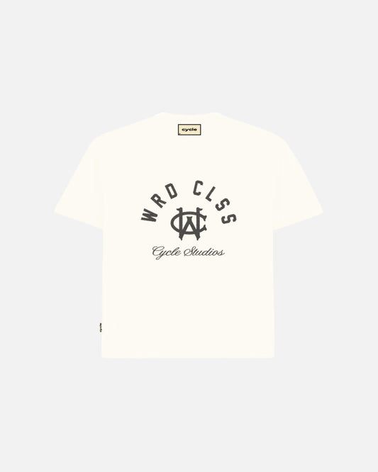 CYCLE WHITE WORDL CLASS T-SHIRT