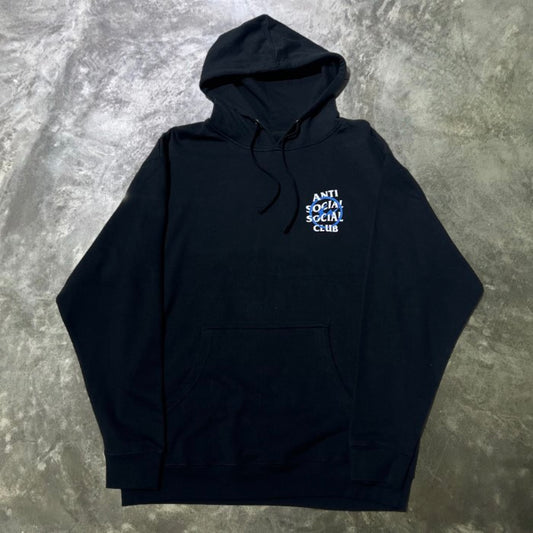 ANTI SOCIAL CLUB X FRAGMENT BLUE BOLT HOODIE