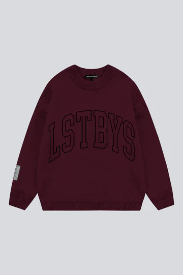 THE LOST BOYS - CREWNECK TEJIDO BYS GUINDA