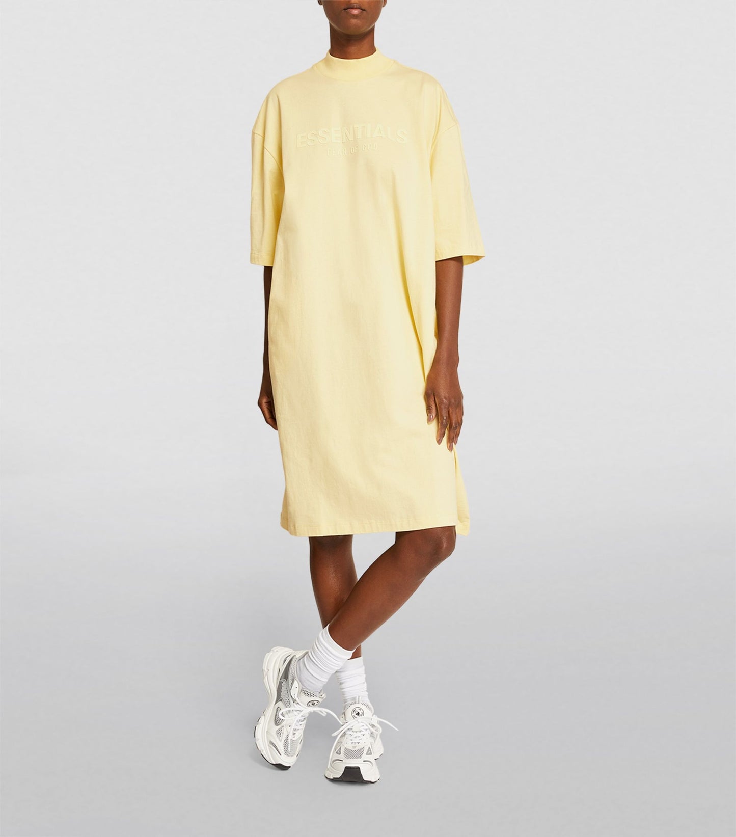 ESSENTIALS DRESS CANARY