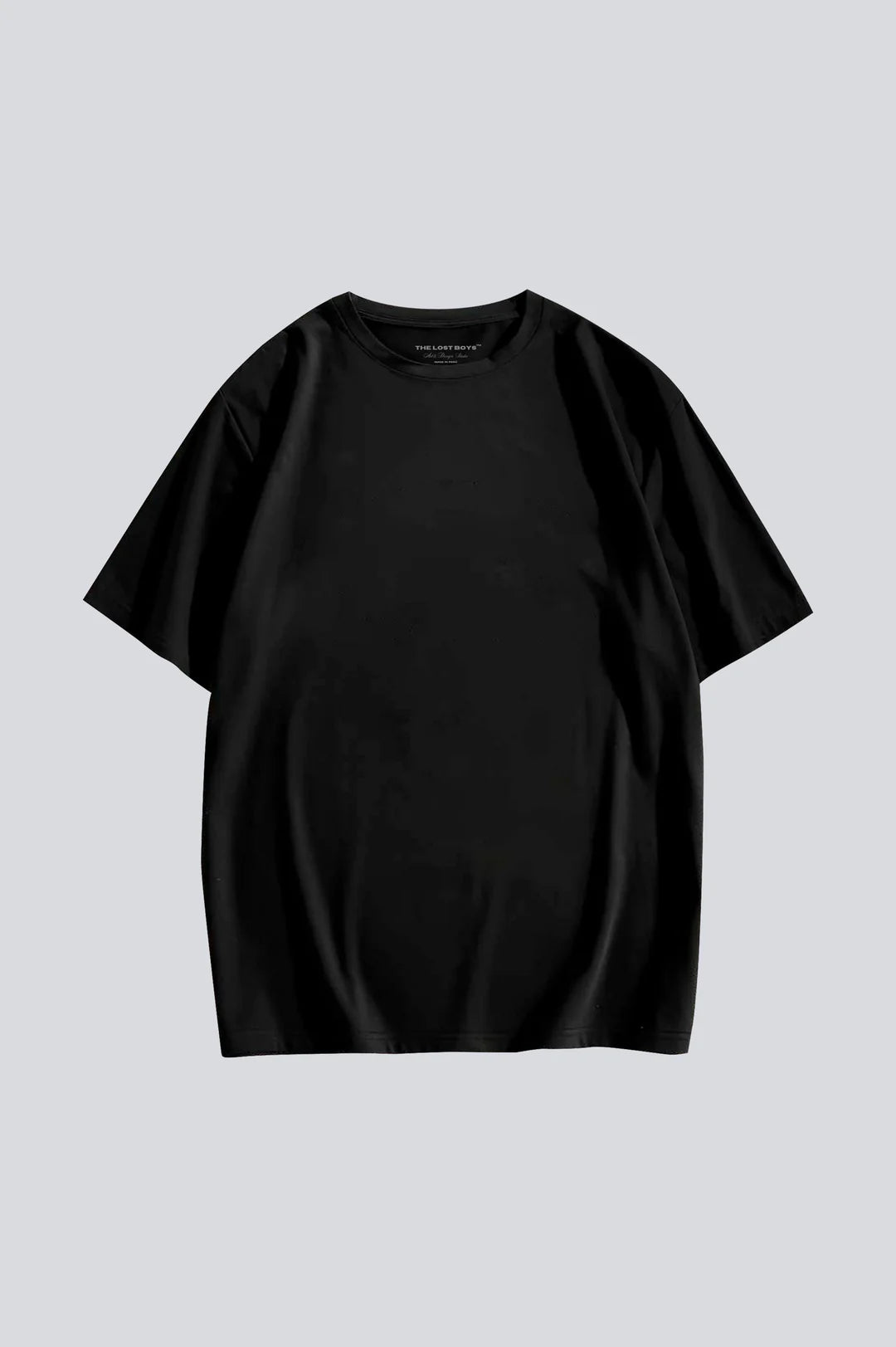 POLO BOXY OVERSIZE BLANK - NEGRO